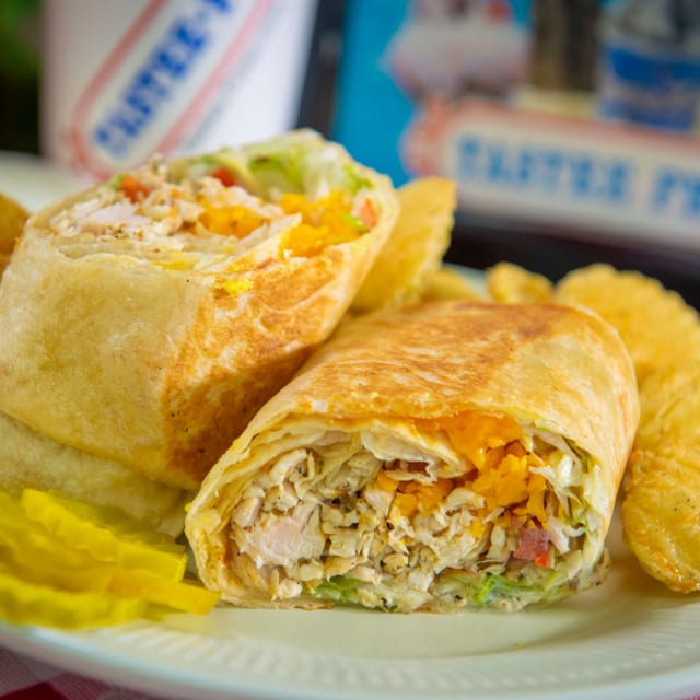 Chicken Wrap Combo.