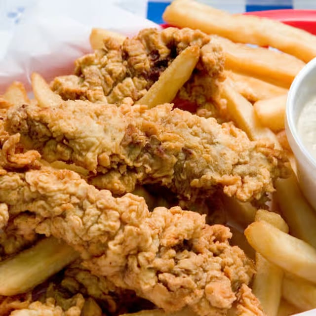 6 Piece Chicken Tender Combo.
